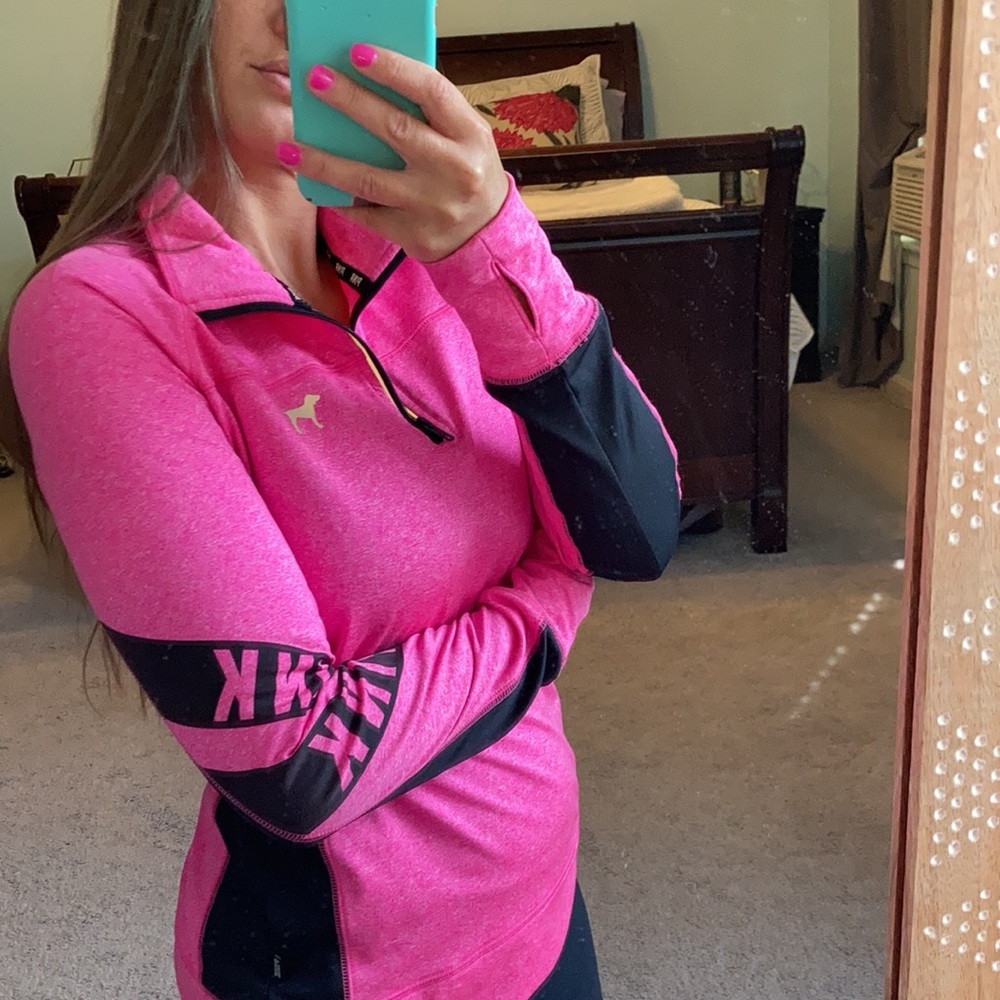Pink ultimate quarter zip